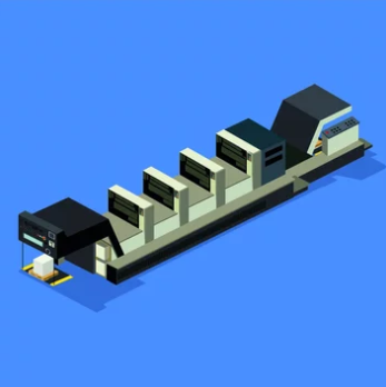 4 colour book printing press