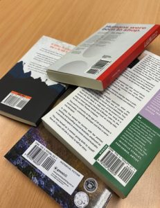 ISBN with barcode on book cover