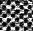 Dot gain on a rough or toothy paper